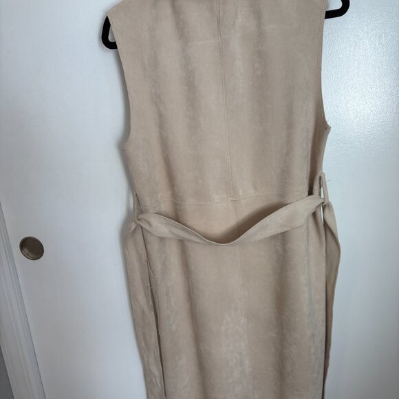 Zara FAUX SUEDE BELTED VEST - Tan - XS - Picture 5 of 5